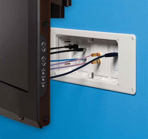 video junction box|tv wall mount recessed box.